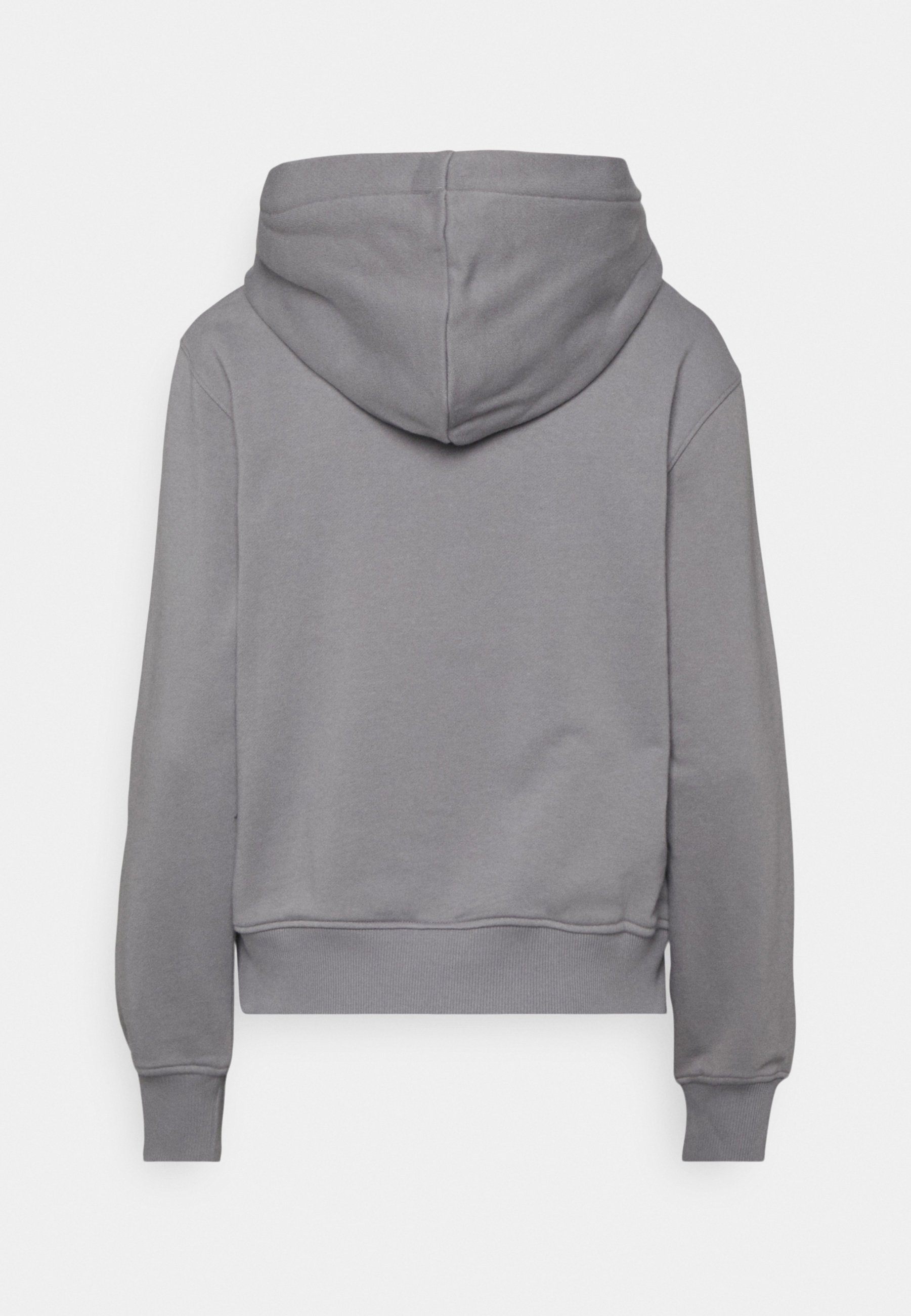 Calvin Klein Jeans MONOGRAM HOODIE - Sportinis megztinis - fossil  grey/pilka - Zalando.lt
