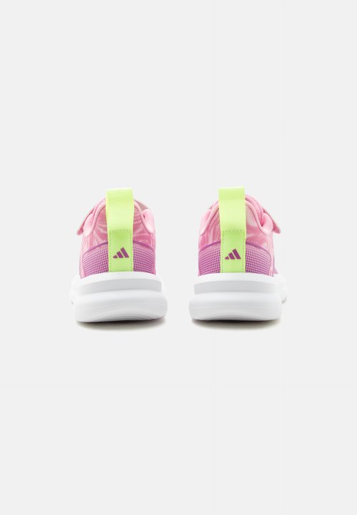adidas TENSAUR RUN 4.0 UNISEX - Road running shoes - st tropic bloom/purple burst/hi res yellow — photo 3