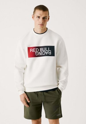 OMBRE LOGO CREW - Sudadera - off white