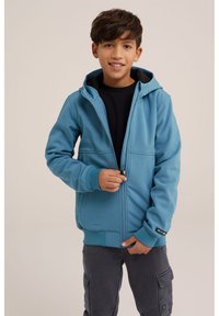 WE Fashion Softshellová bunda - blue