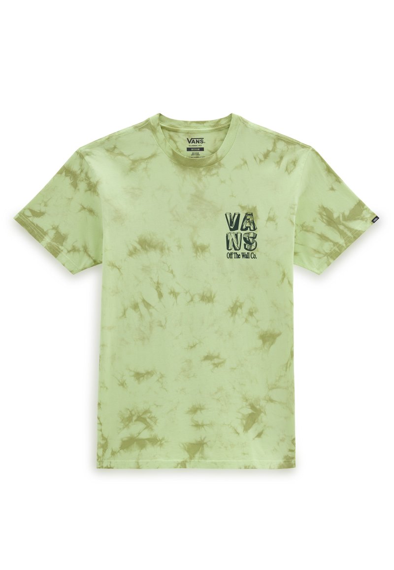 Vans TIE DYE SS TEE - T-Shirt print - shadow lime/hellgrün - Zalando