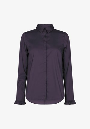 Mos Mosh, MMMATTIE FLIP SHIRT - Blúzka so zapínaním na gombíky - sweet grape