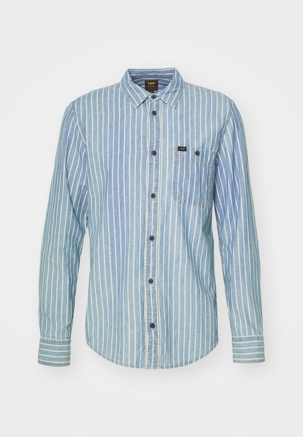 LEESURE - Shirt - indigo dobby3