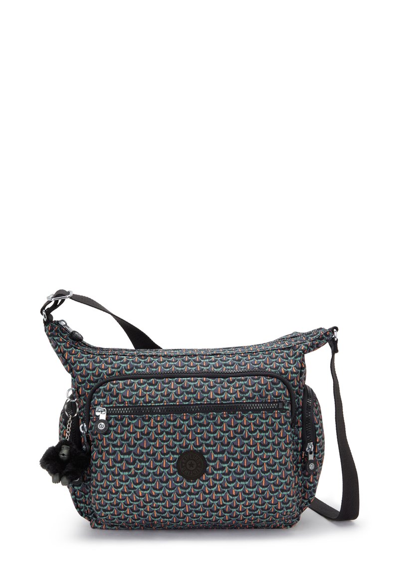 Kipling GABBIE PRT AC - Skuldertasker - geo feather/sort - Zalando.dk