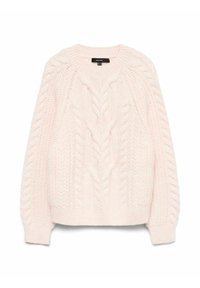 Strikkegenser - pink dogwood