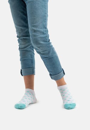 OCCULTO, 10 PACK MUSTER SNEAKER SOCKEN - Socken - türkis-grau