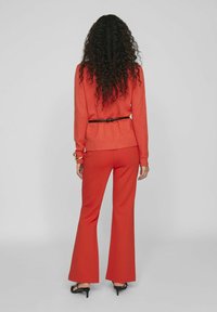 VILA VIBILLIE - Trousers - aurora red