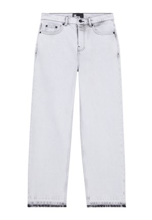 Straight leg jeans - white denim