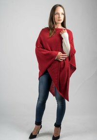 Dalle Piane Cashmere Mantella - rosso