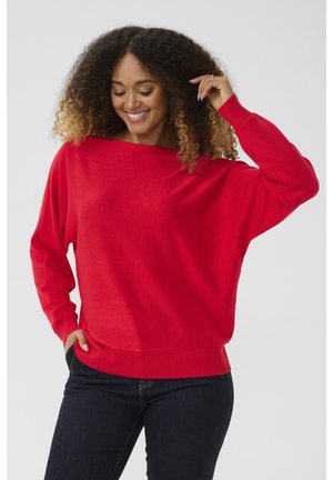 BATWING - Strickpullover - chinese red melange