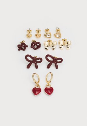 6 PACK - Earrings - gold-coloured