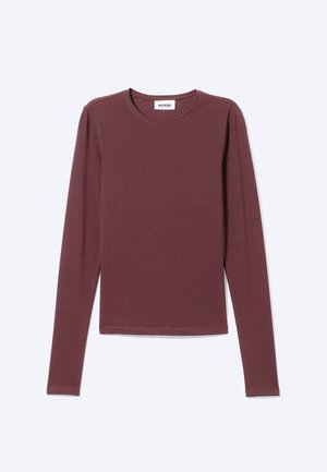 Weekday, LONG SLEEVE - Μπλούζα με μακριά μανίκια - lilac purple dark