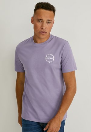 T-shirt print - violet