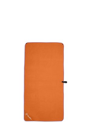 HAND FÜR URLAUBER - Beach towel - orange violetter rand