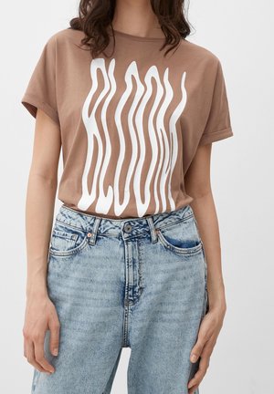 T-shirt imprimé - light brown