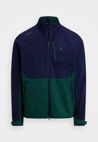 COLOR BLOCKED PACKABLE JACKET - Jachetă de vânt - refined navy/vintage pine