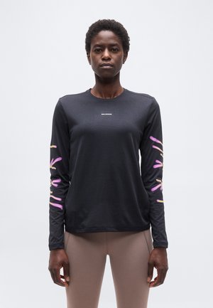SHKOUT CORE TEE - Top s dlhým rukávom - deep black