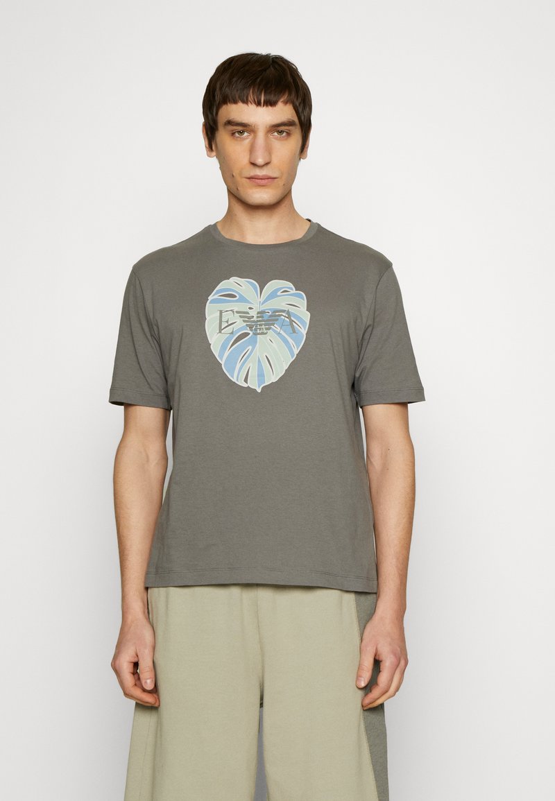 Emporio Armani Print Tshirt grey Zalando.de