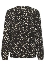 Part Two ANVI - Bluse - black dot print/schwarz - Zalando.at