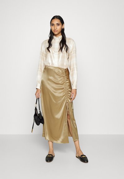 Polo Ralph Lauren MID - A-vonalú szoknya - montana khaki