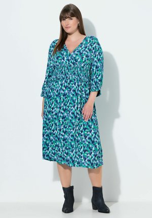 ABSTRACT HEART PRINT - Hverdagskjole - sky blue