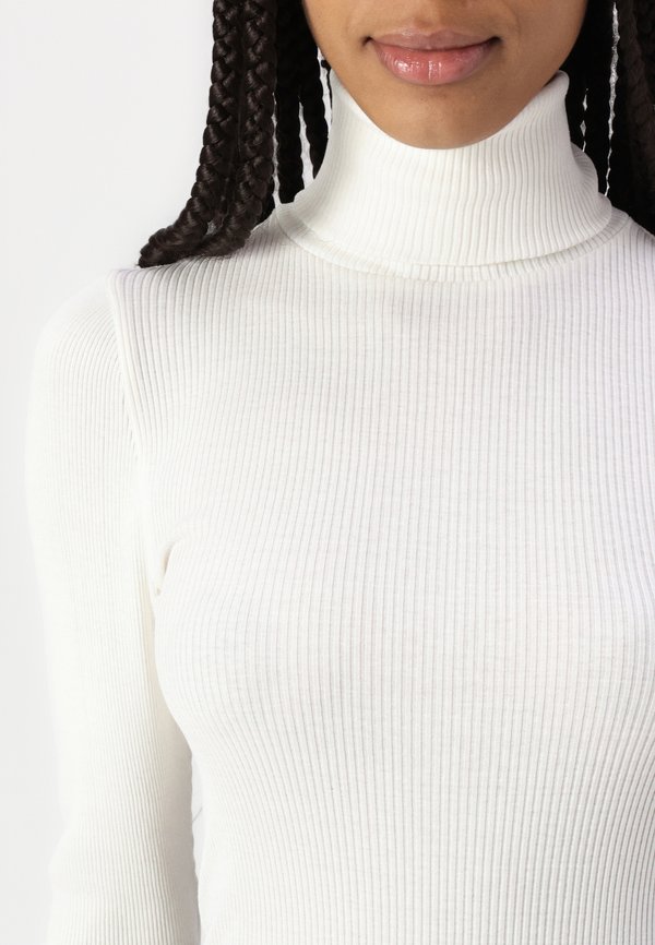 ROLLER NECK - Long sleeved top - ivory4