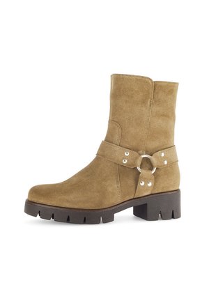Cowboy-/Bikerstiefelette - braun