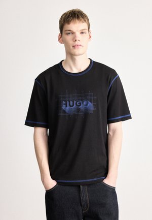 NOTHAL - T-shirt estampada - black