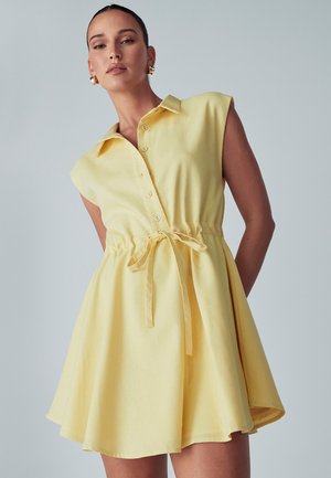 PETAL MINI DRESS - Särkkleit - lemon