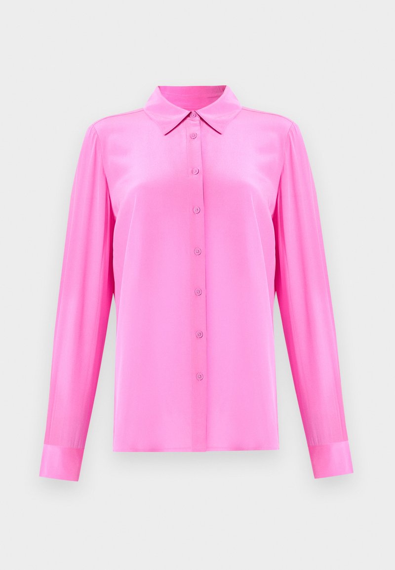 Diane von Furstenberg Overhemdblouse donkerroze Diane von Furstenberg Overhemdblouse donkerroze