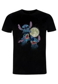 Henry Tiger DISNEY LILO & STITCH THREE STITCH MOON UNISEX - T-shirt z nadrukiem