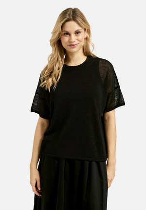 BOXY - T-Shirt basic - black