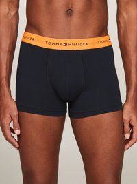 Tommy Hilfiger SIGNATURE TRUNK 3 PACK - Boxer alsónadrág - iris blue/sweetpea/daylight orange