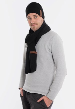 Knit Factory Sjaal - black