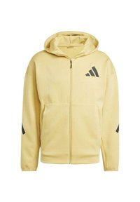 felpa zip felpa adidas uomo gialla