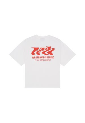 WRSTBHVR, WRSTBHVR T-SHIRT TYPE V3 T-SHIRT - T-Shirt print - bright white