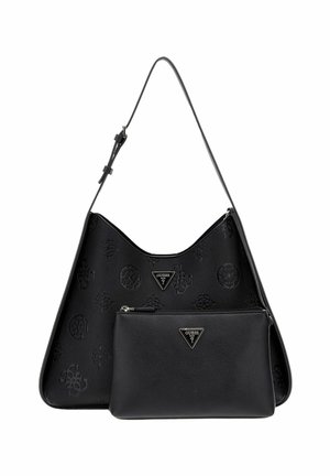 Guess, KEANDRA HOBO - Bolso shopping - black logo