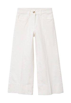 Cache Cache, CACHE CACHE CACHE CACHE HOCHGESCHNITTENE WIDE-LEG JEANS, KURZ - Pernera ancha - denim blanc