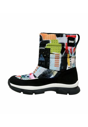 NORTIA - Winter boots - schwarz grau