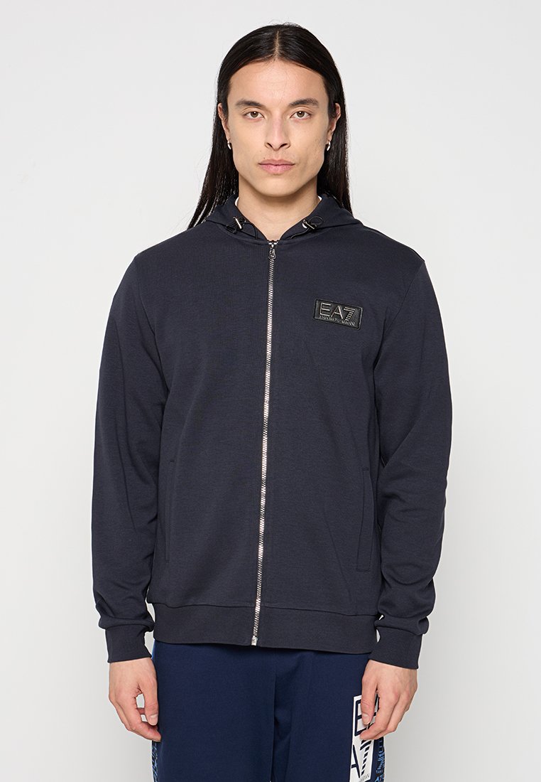 EA7 Emporio Armani Sweater met rits donkerblauw EA7 Emporio Armani Sweater met rits donkerblauw