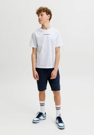 Jack & Jones Junior, T-SHIRT T-SHIRT JUNIOR - T-shirt imprimé - bright white