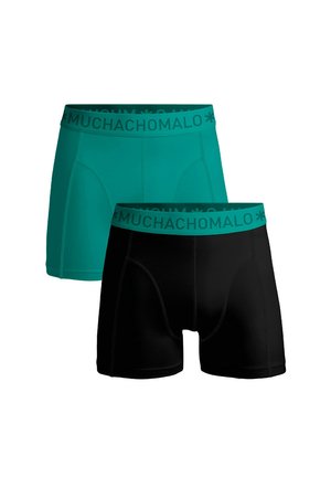 2-PACK  - Úzke boxerky - black green