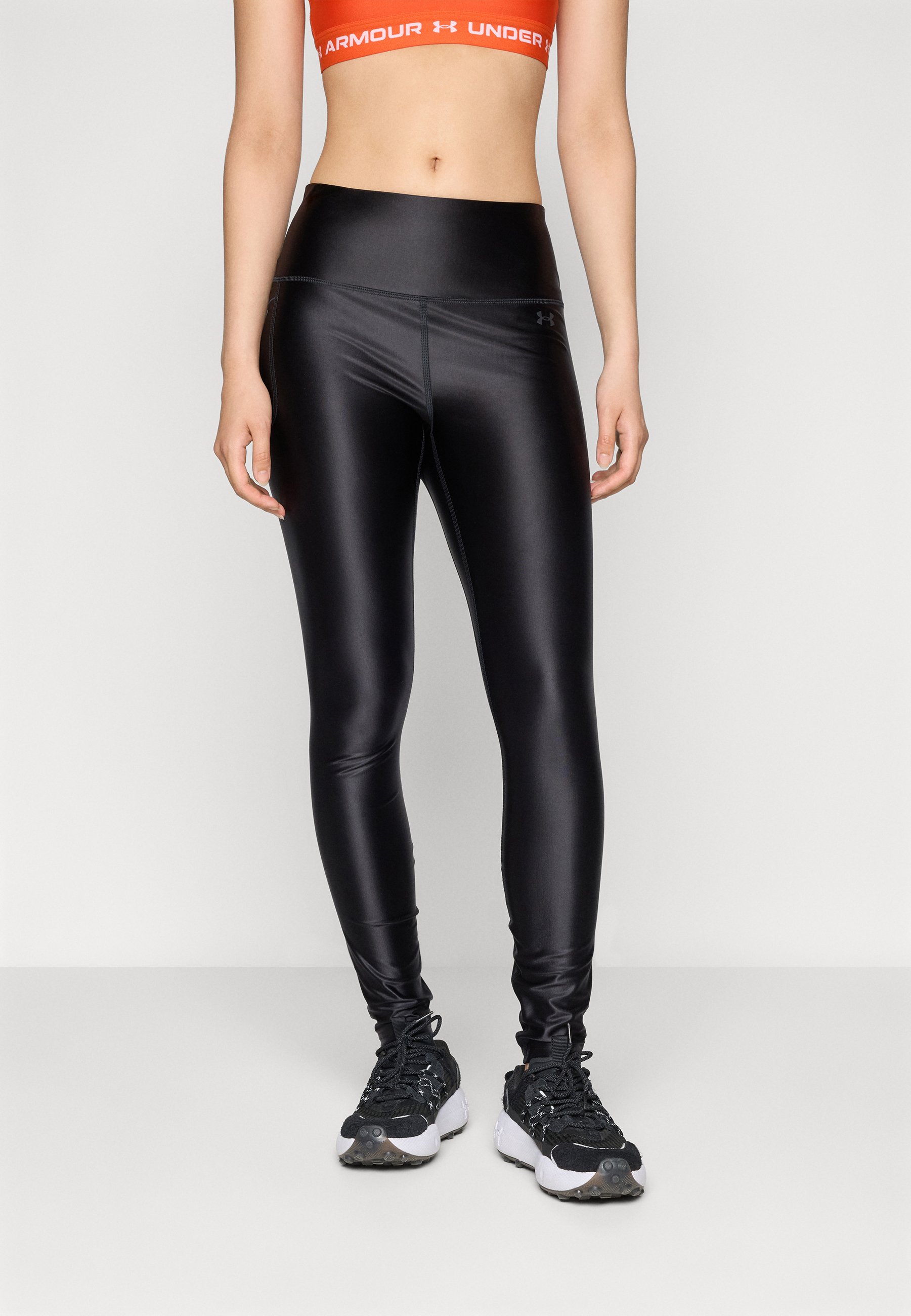 Under Armour MOTION SHINE LEGGING Tights black/jet gray/svart