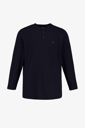 JP1880, LONG SLEEVE HENLEY - Langærmet T-shirt - dunkel marine