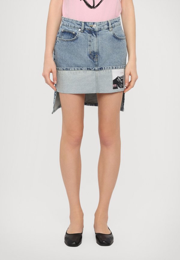 Denim skirt - fantasia blu