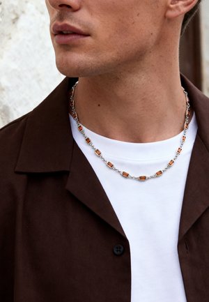 ARKAI, PRISM - Halskæder - silver-coloured brown