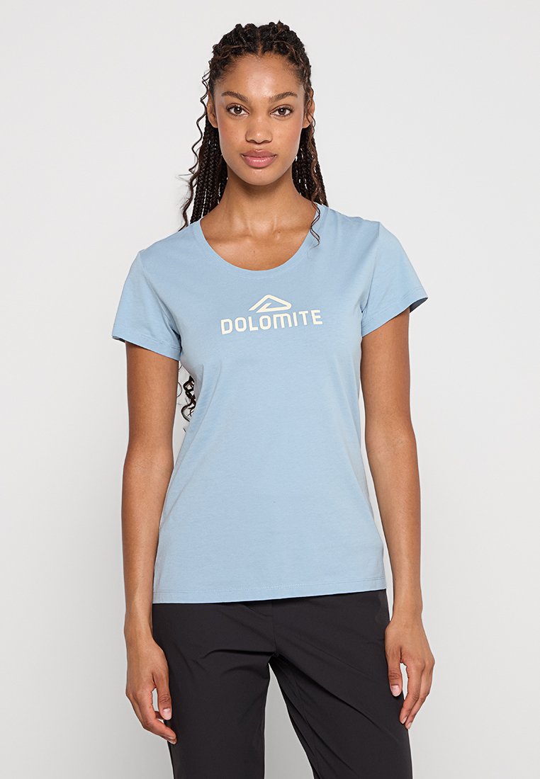 Dolomite T-shirt print lichtblauw