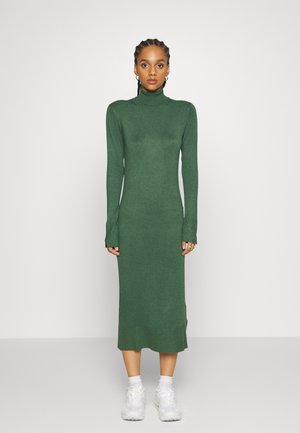 JXCAT SOFT ROLL NECK DRESS - Jumper dress - black forest