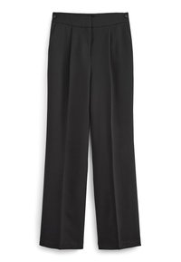 Next TAILORED HOURGLASS WIDE LEG TROUSERS - Püksid - black