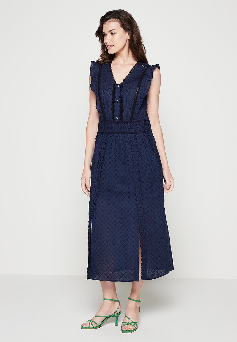 Coach Maxi-jurk donkerblauw Coach Maxi-jurk donkerblauw